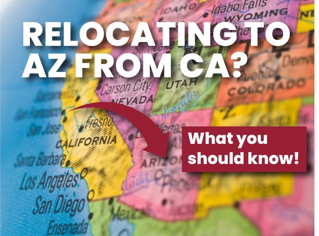 Top tips for moving to Arizona from California